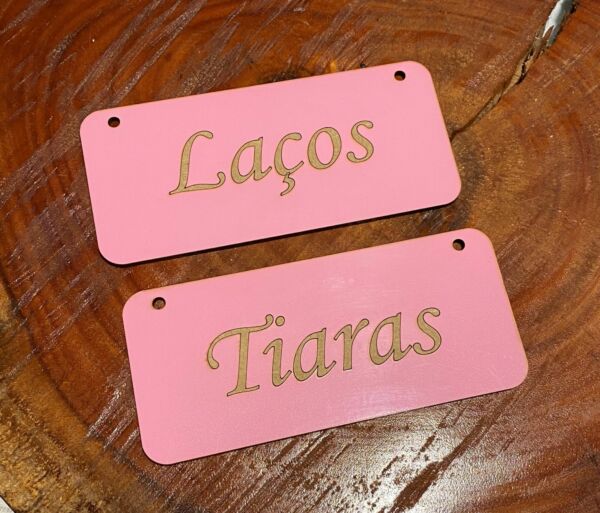 Plaquinha MDF para cestos e artesanatos - Image 13