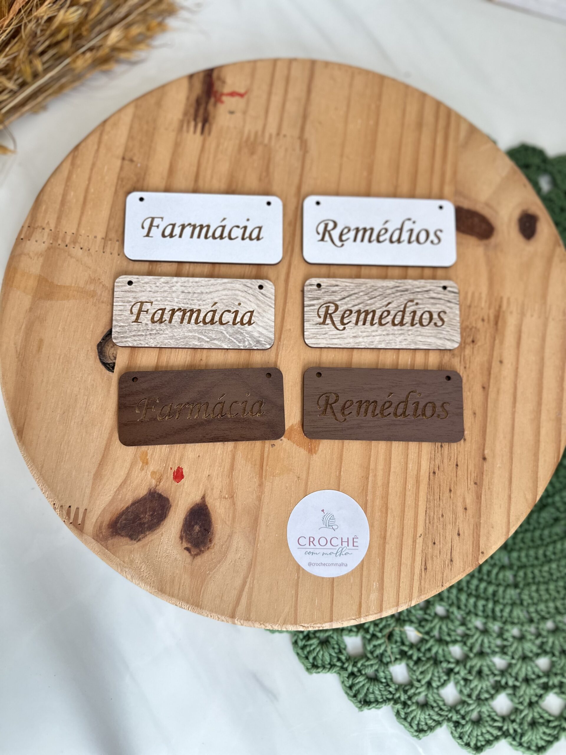 Plaquinha MDF para artesanatos