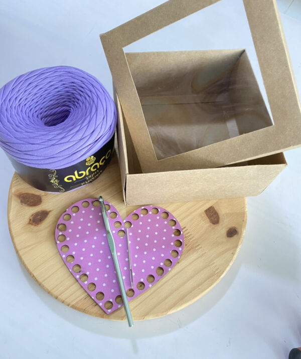 kit Cesto Coração + Vídeo aula - Imagem 4