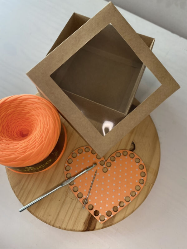 kit Cesto Coração + Vídeo aula
