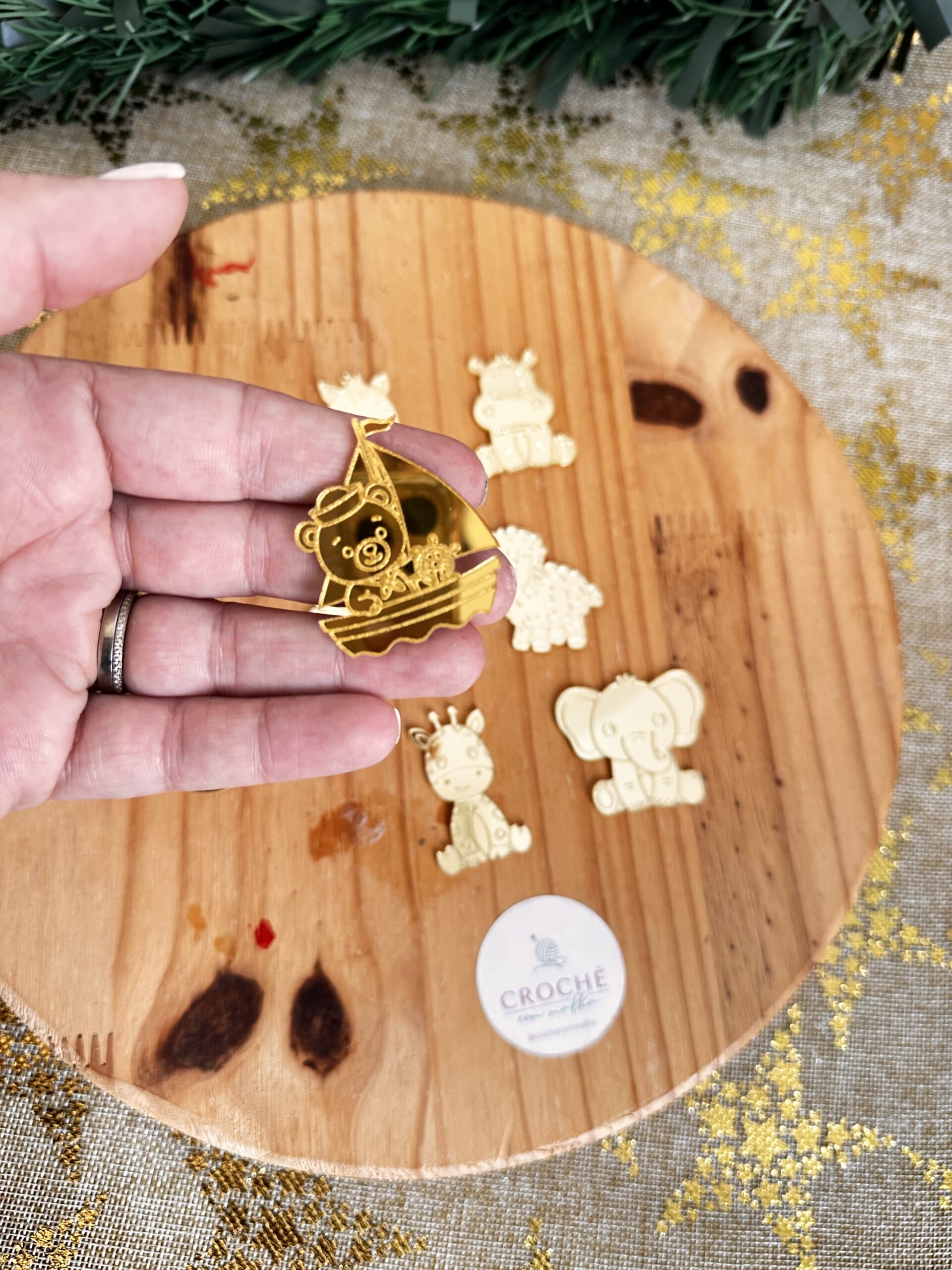 Aplique acrílico Bichinhos/ animais - Imagem 5