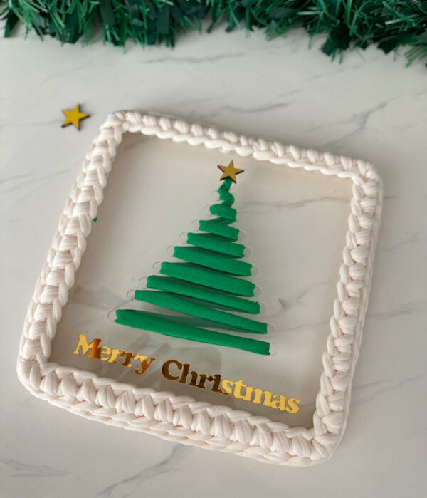 Base Quadrada Acrílica - Feliz Natal - Imagem 3