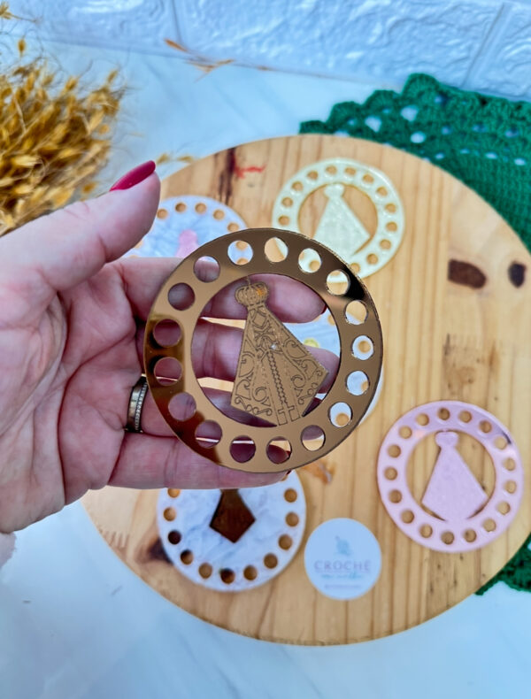 Base Mini Mandala e Apliques Nossa Senhora - Imagem 8