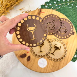Base Decor MDF - Porta copos