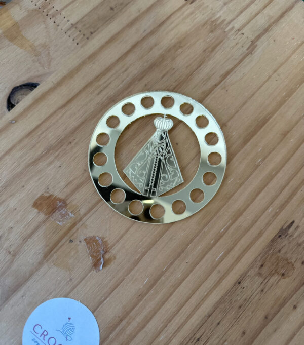 Base Mini Mandala e Apliques Nossa Senhora - Imagem 2