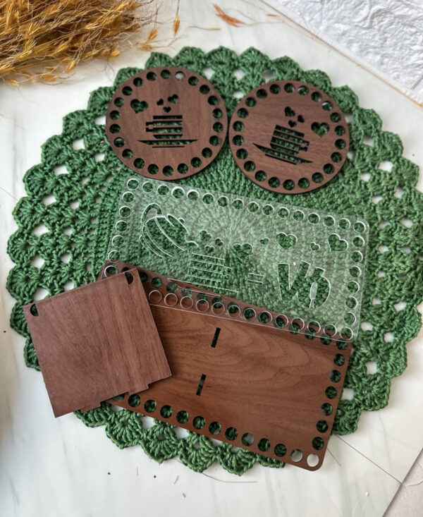 Kit MDF + Acrílico - Porta Chá Vó