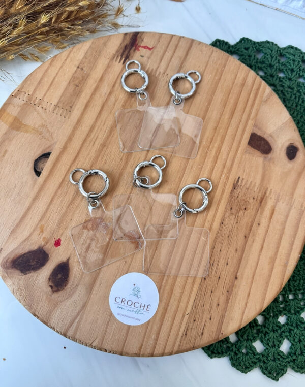 Suporte Cordão para Celular - Argola Mosquetão - Imagem 4