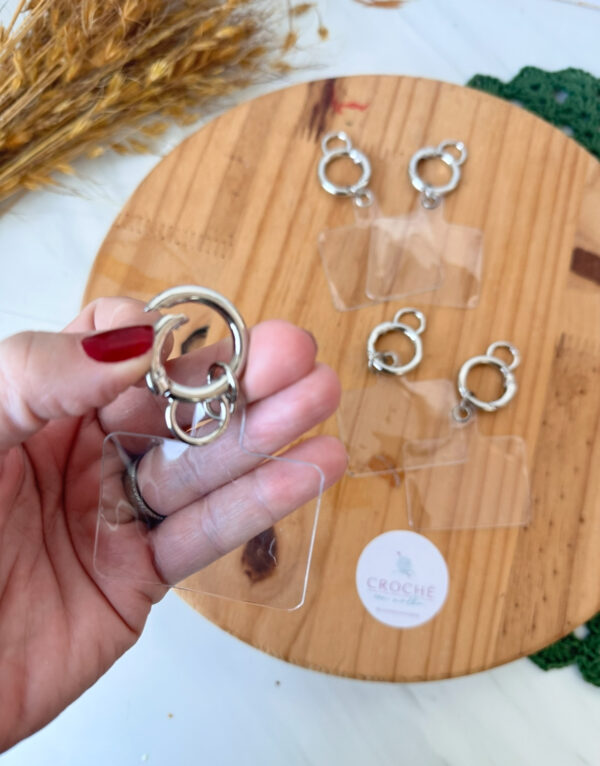 Suporte Cordão para Celular - Argola Mosquetão - Imagem 2