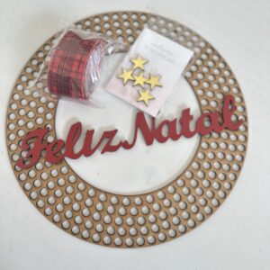 Kit Guirlanda MDF Feliz Natal