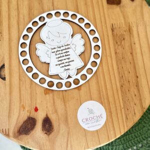 Base MDF Anjinho com Oração