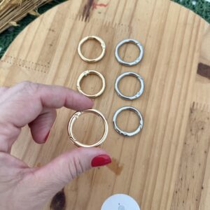 Argola Mosquetão 3,2cm (Par)