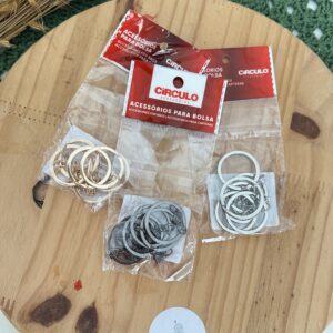 Argola para chaveiro Círculo (6 unid.)