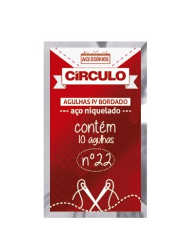 Agulha para Bordado N°22/ N°24/ N°26