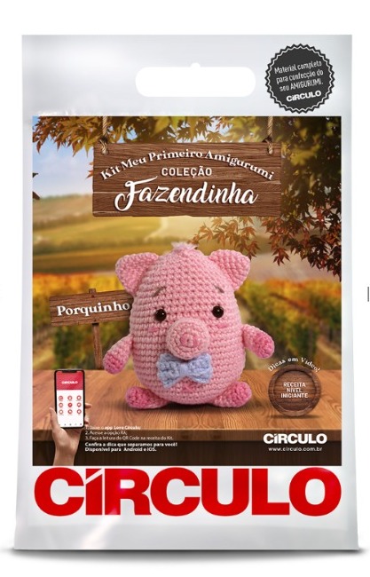 Kit Meu Primeiro Amigurumi - Coleção Fazendinha - Imagem 4