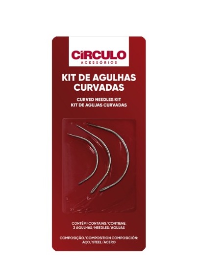 Kit de Agulhas Curvadas - Imagem 2