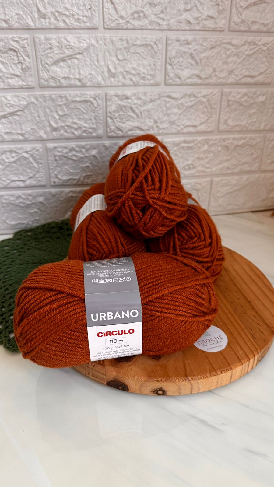 Kit Fio Urbano + Vídeo aula - Cachecol Capuz - Imagem 2